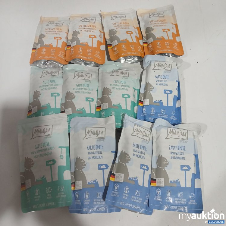Artikel Nr. 859112: Mjamjam Katzenfutter diverse Sorten 12x125g