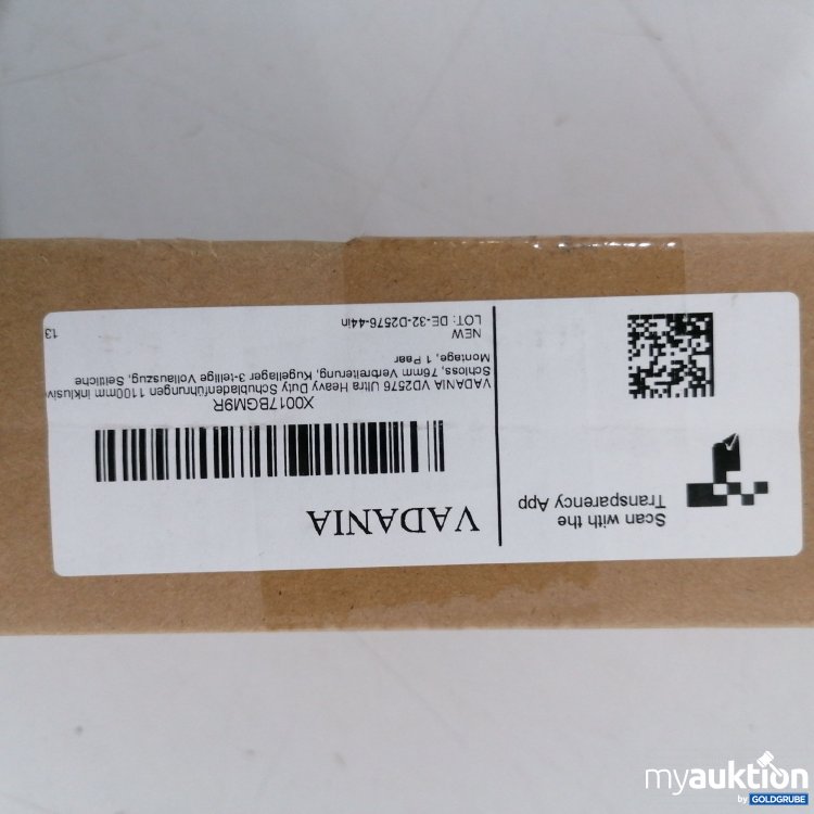 Artikel Nr. 885112: Vadania VS2576 Ultra Heavy Duty Schubladenführungen 1100mm HM80