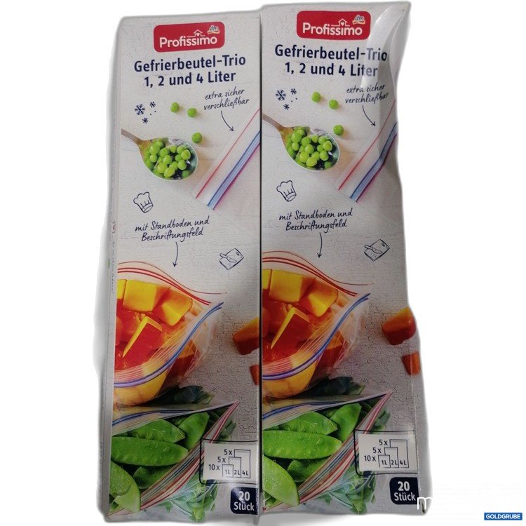 Artikel Nr. 891112: Profissimo Gefrierbeutel 1,2 & 4L 2Pkg