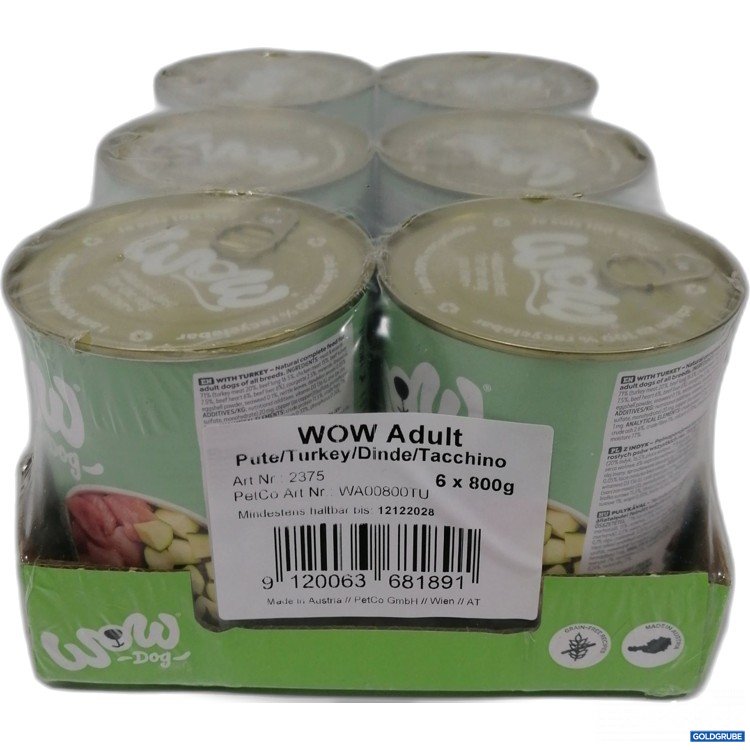 Artikel Nr. 950112: Wow Adult Pute 6x800g