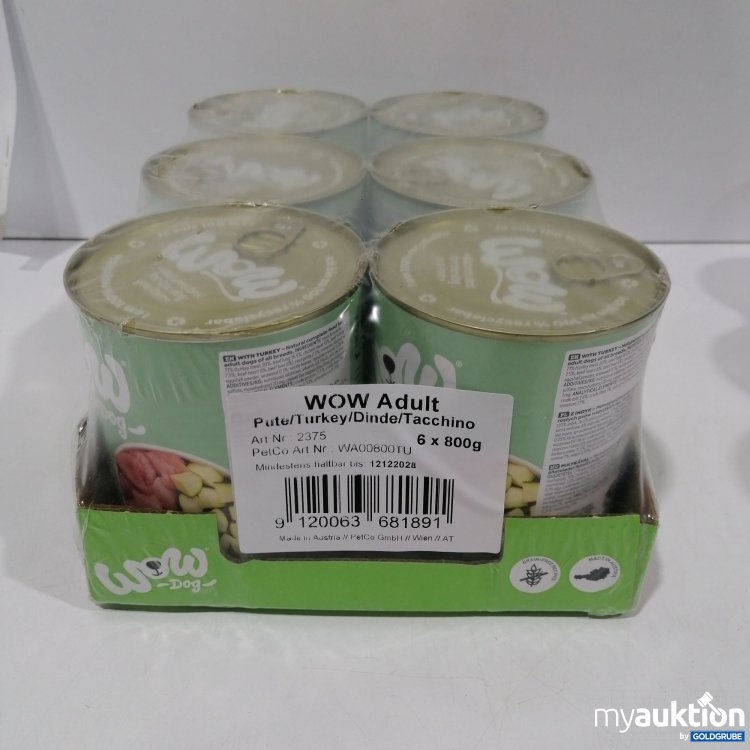 Artikel Nr. 950112: Wow Adult Pute 6x800g