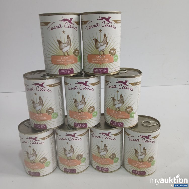 Artikel Nr. 951112: Terra Canis Hundefutter light Huhn mit Zucchini, Papaya & Hagebutte je 400g 