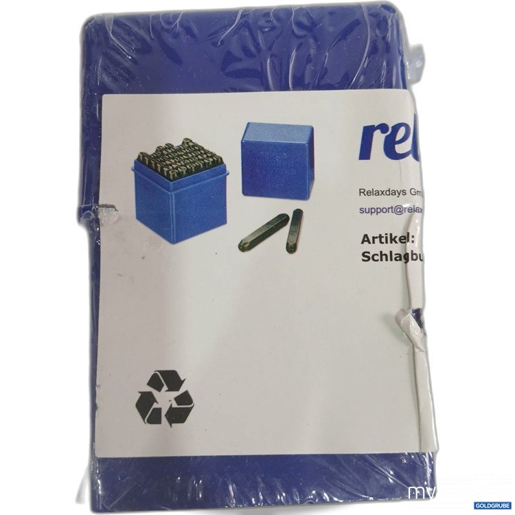 Artikel Nr. 964112: Relaxdays Schlagbuchstaben Set C 6mm
