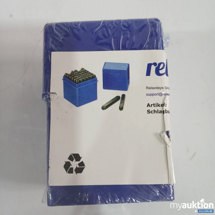 Artikel Nr. 964112: Relaxdays Schlagbuchstaben Set C 6mm