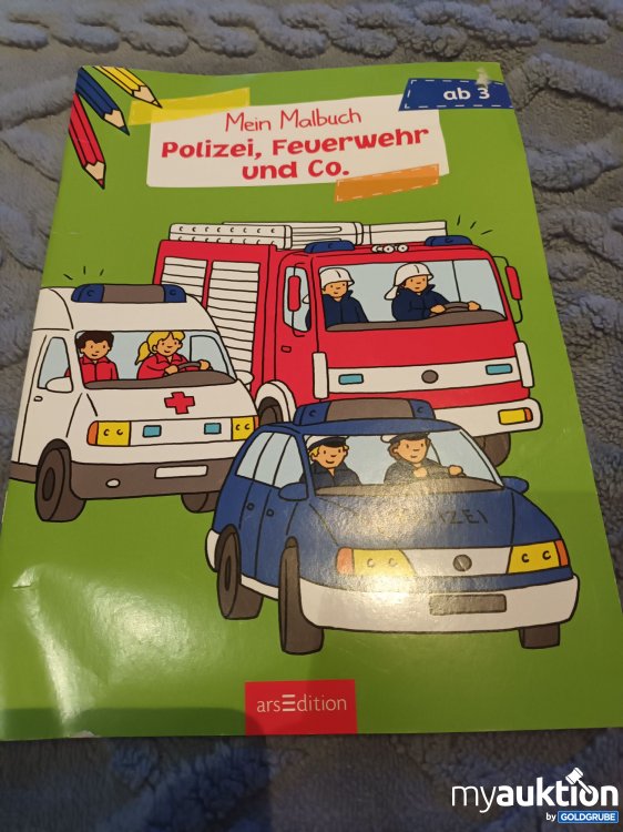Artikel Nr. 347113: A4 Malbuch, Polizei Feuerwehr und Co.