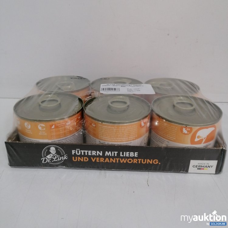 Artikel Nr. 840113: Dr. Link Tiernahrung für Katzen Leberinsuffizienz Huhn/Pute 6x200g