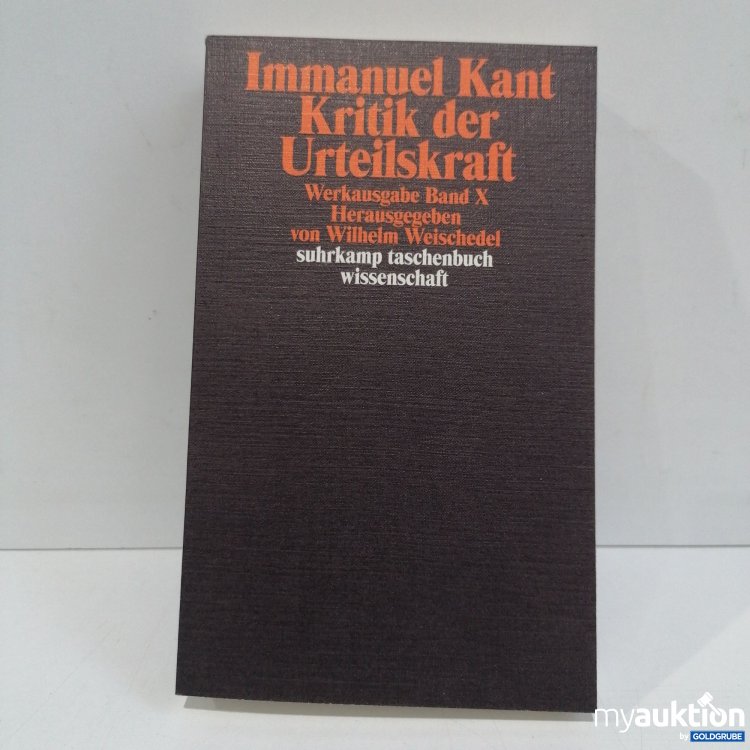 Artikel Nr. 856113: Immanuel Kant Kritik der Urteilskraft 