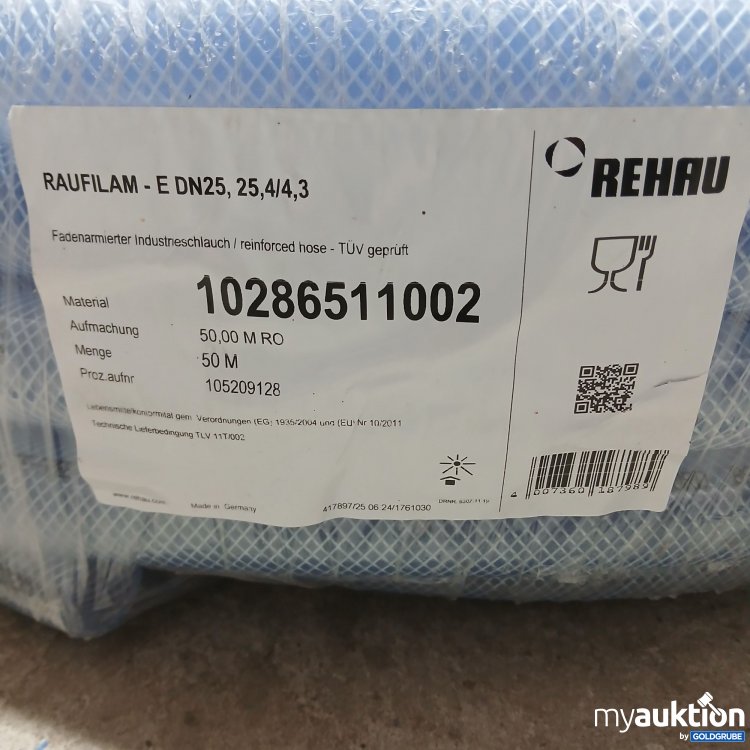 Artikel Nr. 889113: Rehau  Fadenarmierter Industrieschlauch  50m  