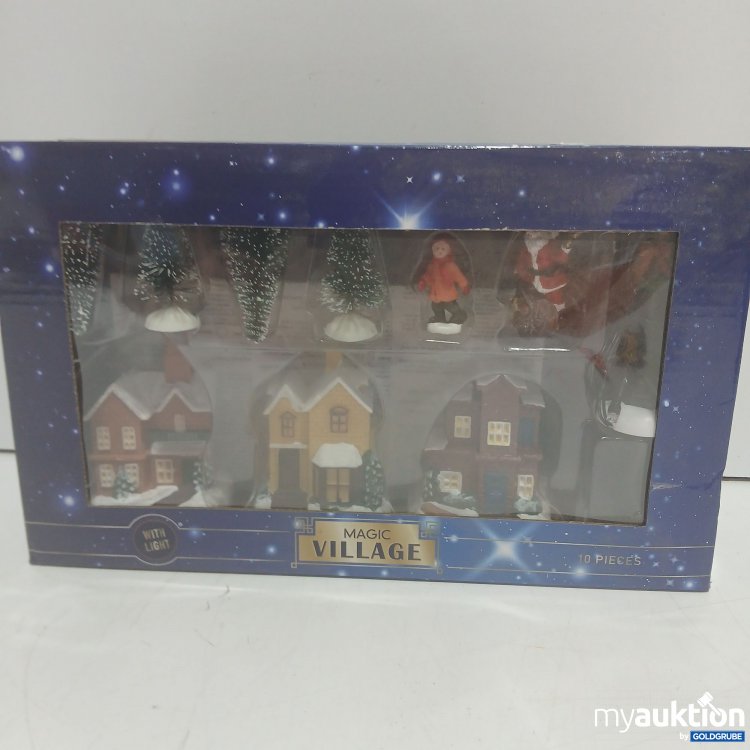 Artikel Nr. 940113 Artikel Nr. 940113: Magic Village Christmas-Street mit Licht 10tlg