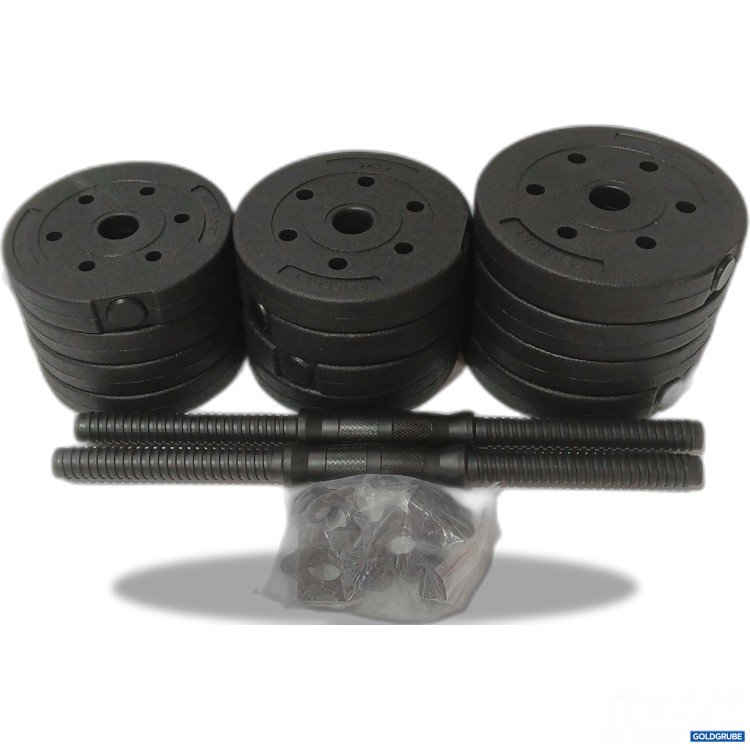 Artikel Nr. 973113: Handtel Set mit 4×2Kg, 4×1,5kg u. 4×1,25Kg Scheiben