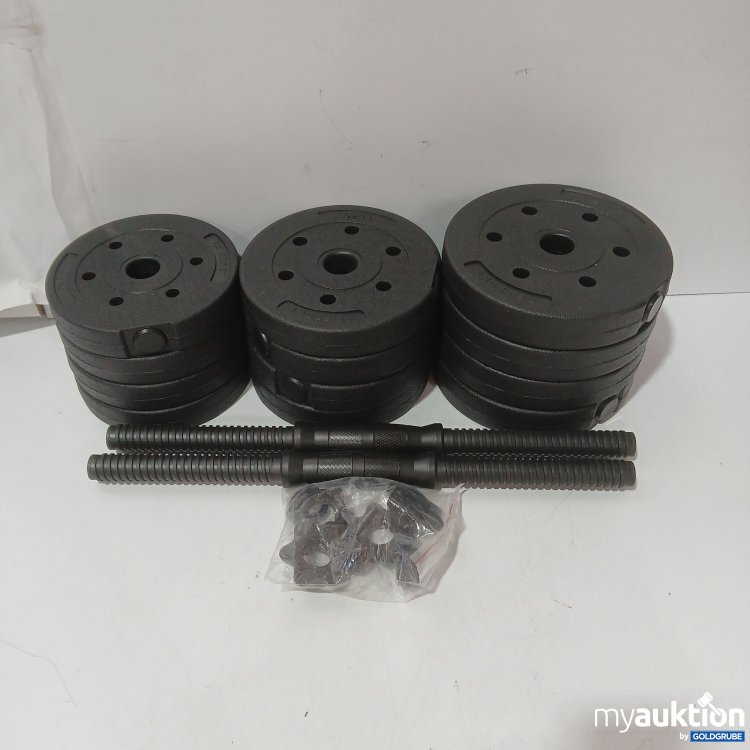 Artikel Nr. 973113: Handtel Set mit 4×2Kg, 4×1,5kg u. 4×1,25Kg Scheiben