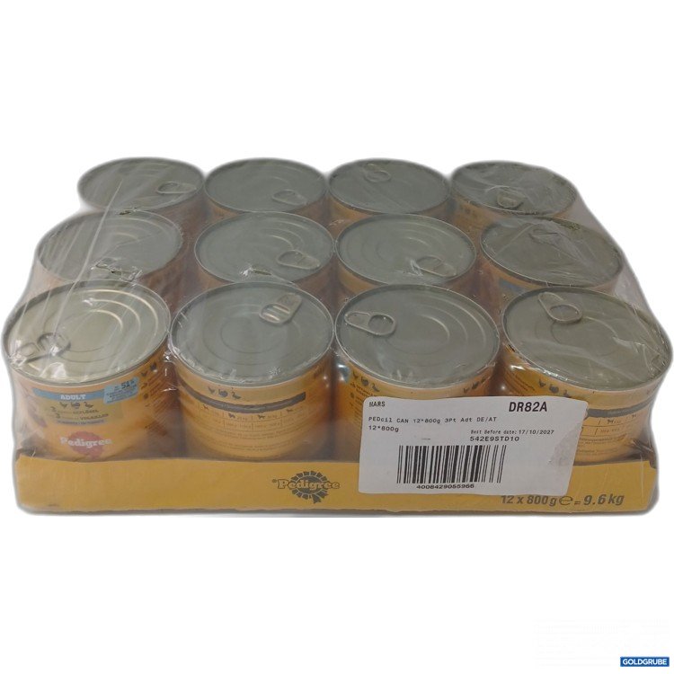 Artikel Nr. 980113 Artikel Nr. 980113: Pedigree Hundefutter Adult mit 3 Sorten Geflügel 12×800g