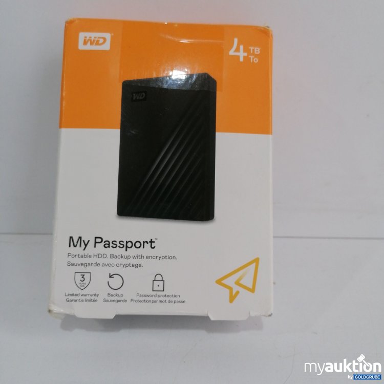 Artikel Nr. 439114: WD my Passport Portable HDD, 4 TB