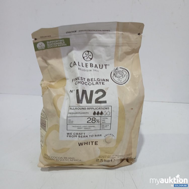 Artikel Nr. 461114 Artikel Nr. 461114: Callebaut Finest Belgian Chocolate W2 2.5kg