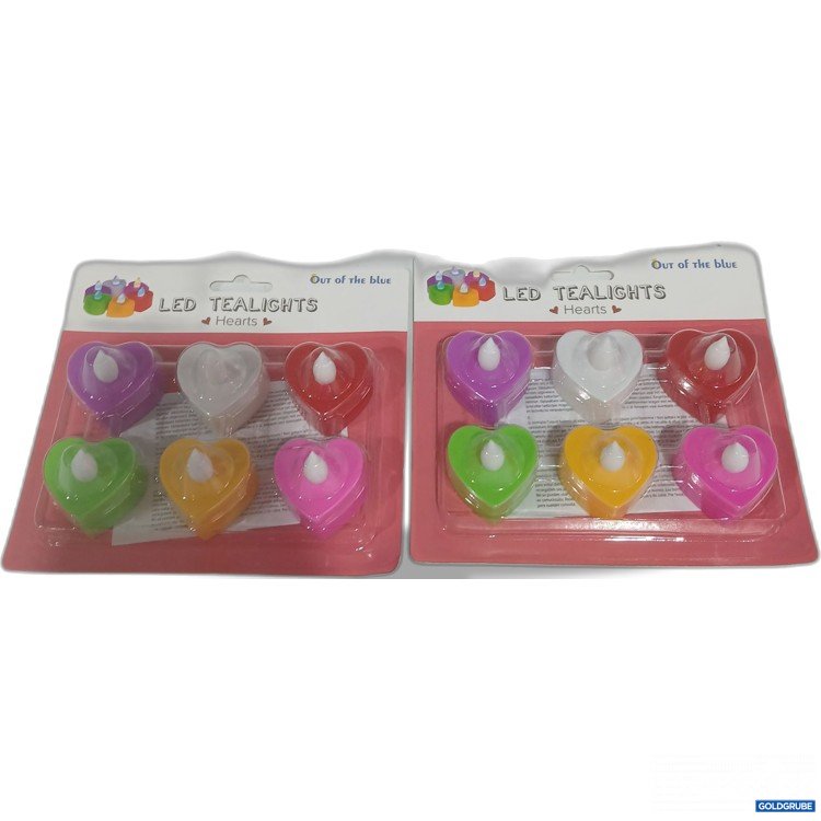 Artikel Nr. 929114: LED Tealights Hearts 6er Set 