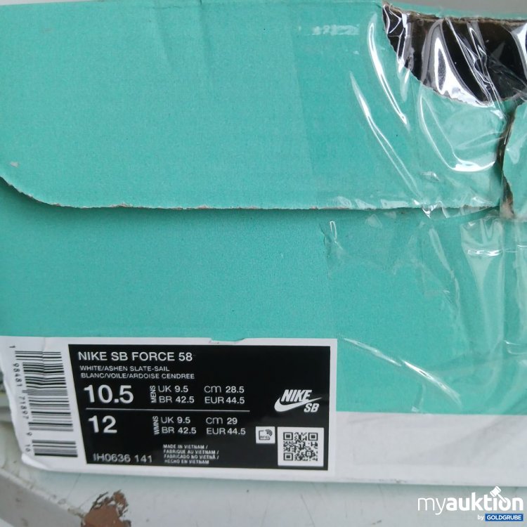 Artikel Nr. 954114: Nike SB Force 58 Sneaker Grau/Weiß