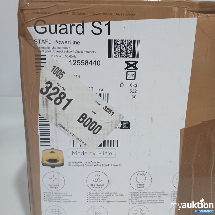 Artikel Nr. 399115: Miele Guard S1 STAF0 PowerLine Sunsetgelb