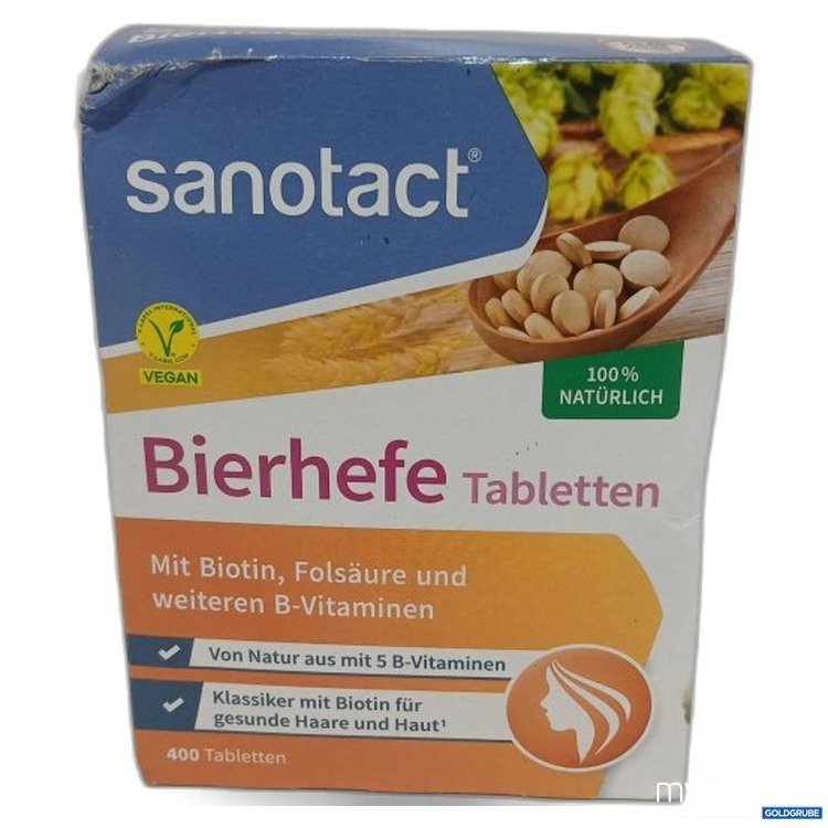 Artikel Nr. 461115 Artikel Nr. 461115: Sanotsct Bierhefe Tabletten 400 Tabletten