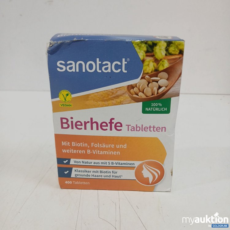 Artikel Nr. 461115 Artikel Nr. 461115: Sanotsct Bierhefe Tabletten 400 Tabletten