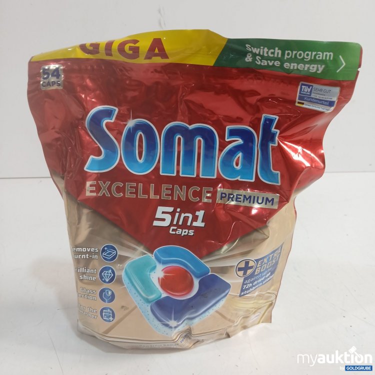 Artikel Nr. 462115: Somat Excellence Premium 5in1 Caps Geschirrspültabs 54x