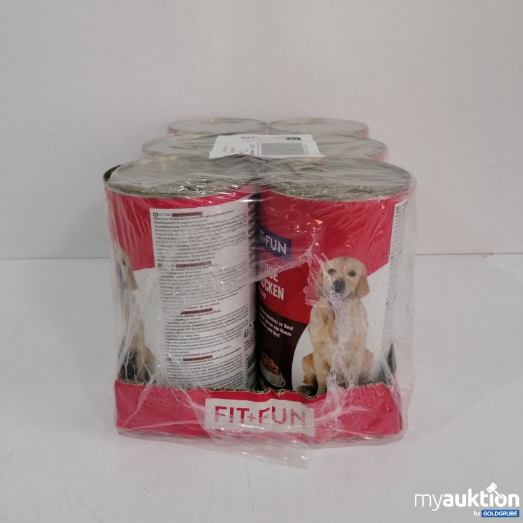 Artikel Nr. 840115 Artikel Nr. 840115: Fit+Fun Chunk Dog Beef 6x1240g