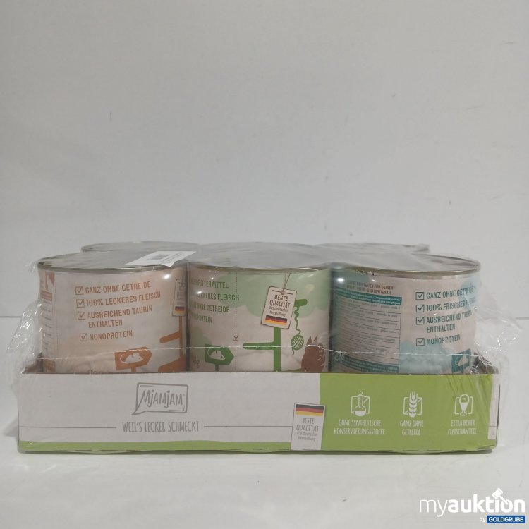 Artikel Nr. 861115: Mjamjam Katzenfutter Mixpaket Purer Fleischgenuss 6x800g