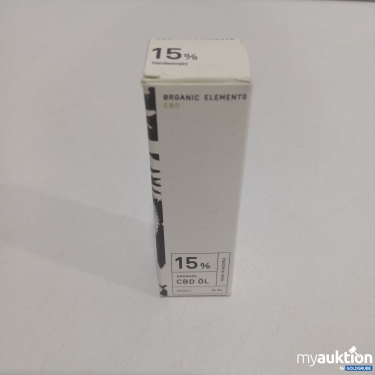 Artikel Nr. 871115 Artikel Nr. 871115: Organic Elements CBD 15% CBD ÖL 10ml