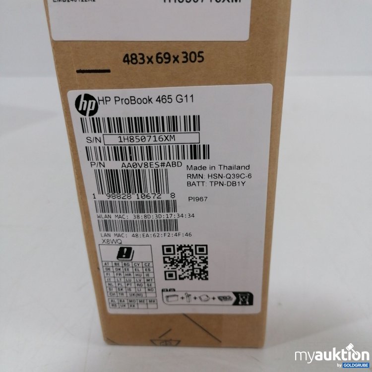 Artikel Nr. 885115: HP ProBook 465G1