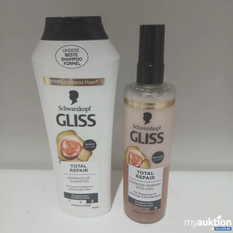 Artikel Nr. 982115 Artikel Nr. 982115: Schwarzkopf GLISS Total Repair Reparatur-Shampoo und Express-Repair-Spülung