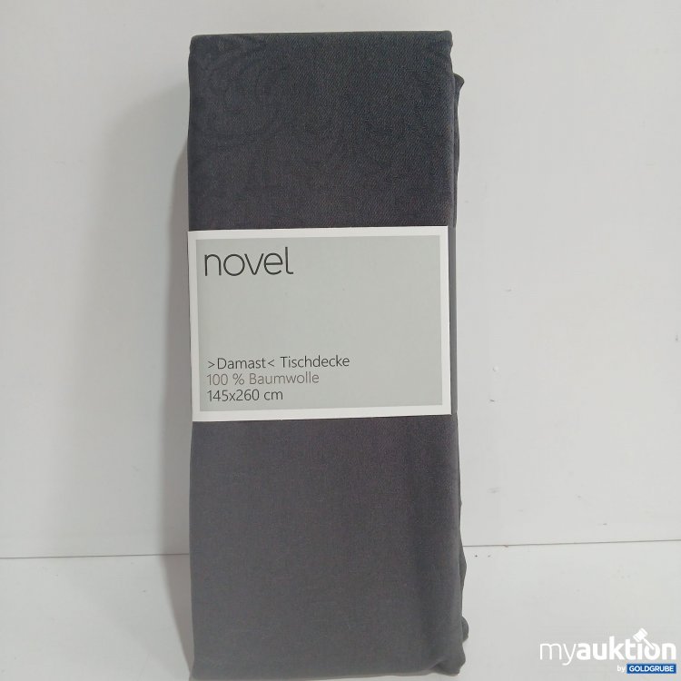 Artikel Nr. 519116 Artikel Nr. 519116: Novel Damast Tischdecke 145x260cm anthrazit mit Muster