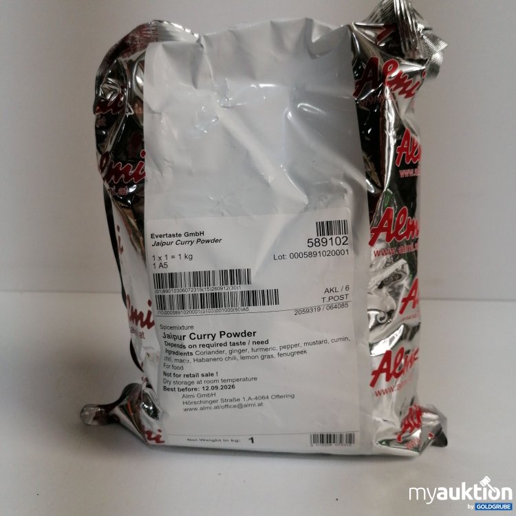 Artikel Nr. 855116: Almi Gewürzmischung Jaipur Curry Powder 1kg