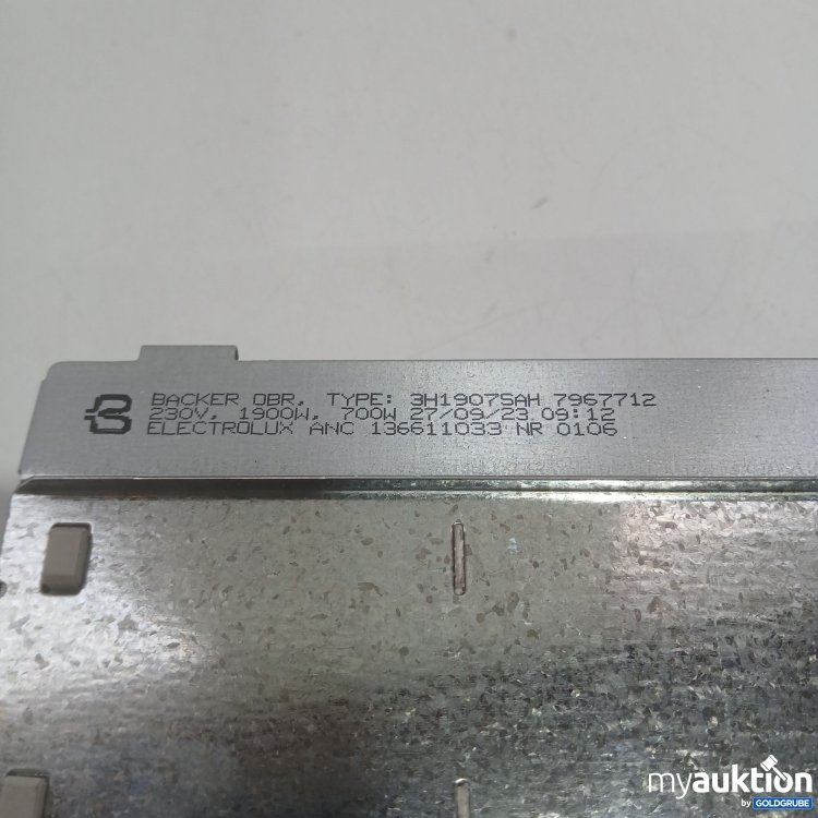 Artikel Nr. 911116 Artikel Nr. 911116: Heizelement 3H1907SAH 1900W 230V