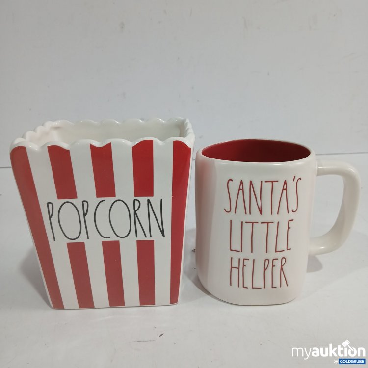 Artikel Nr. 956116 Artikel Nr. 956116: Popcorn Becher aus Keramik + Kaffeetasse