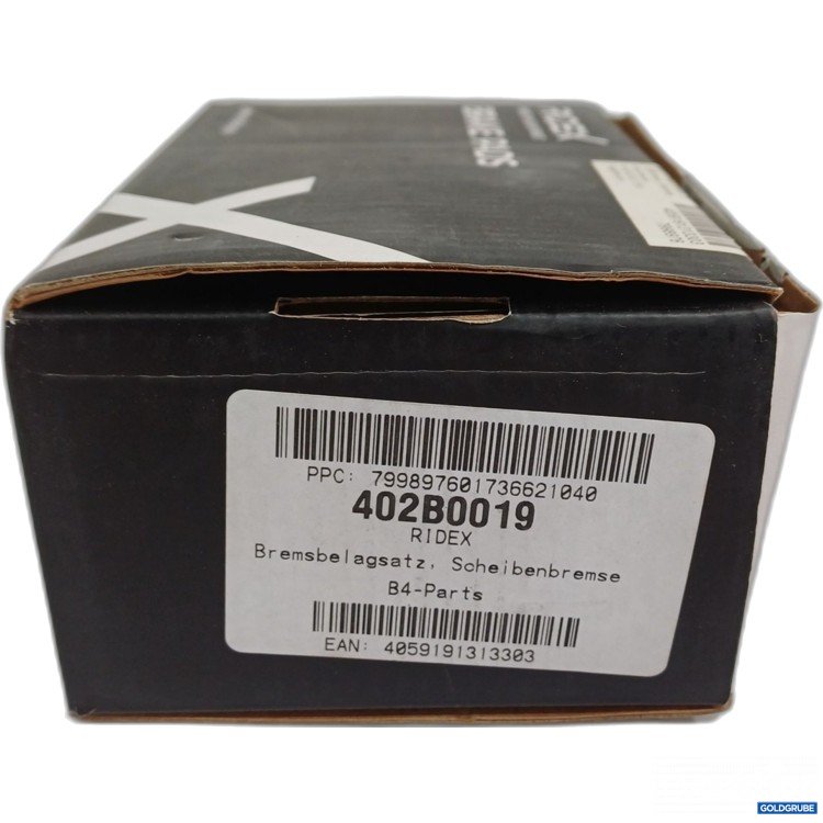 Artikel Nr. 962116: Ridex Bremsbelagsatz, Scheibenbremse 402B0019 