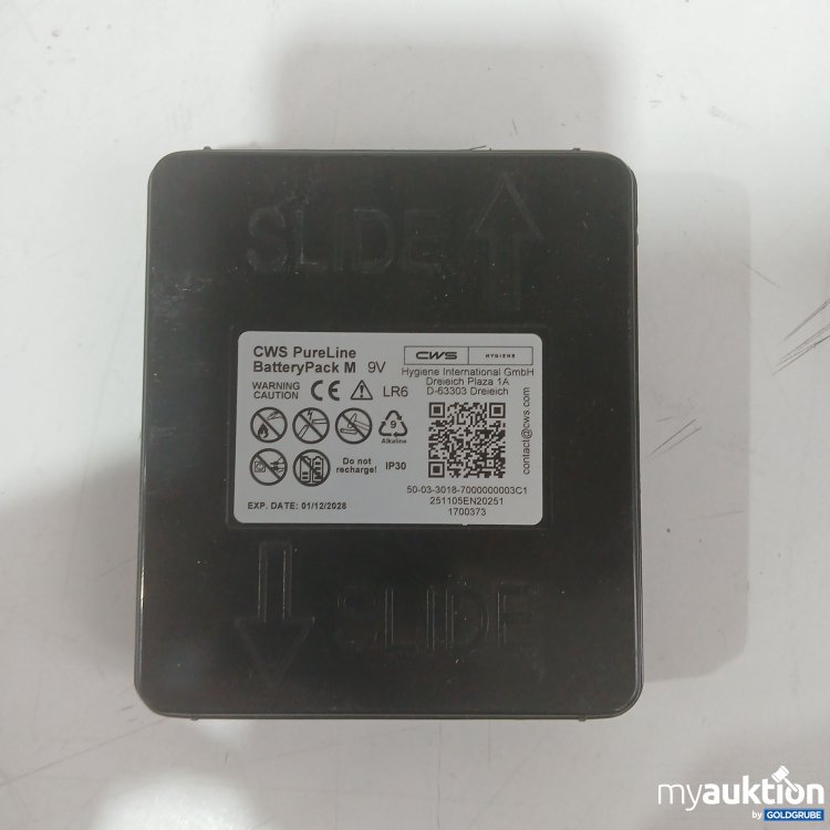 Artikel Nr. 971116 Artikel Nr. 971116: CWS PureLine Battery Pack M 9V LR6