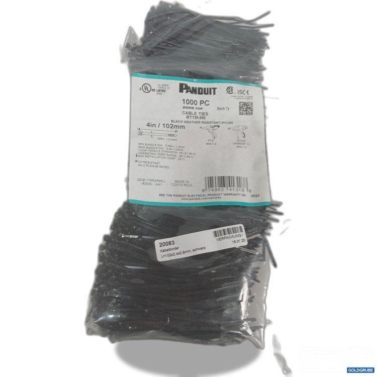 Artikel Nr. 992116: Panduit Kabelbinder 102mm 1000Stk
