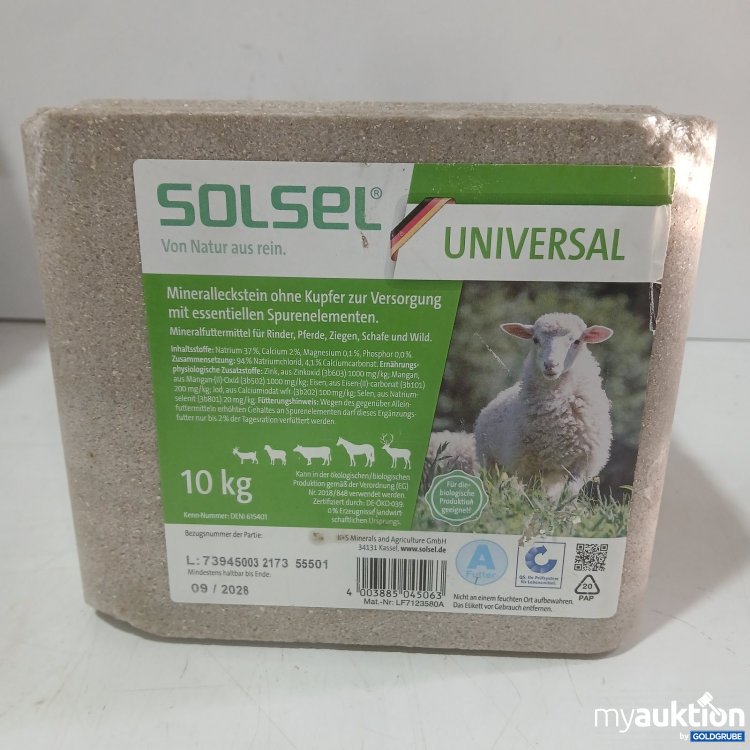 Artikel Nr. 466117: Solsel 
Universal Mineralleckstein 
10 kg