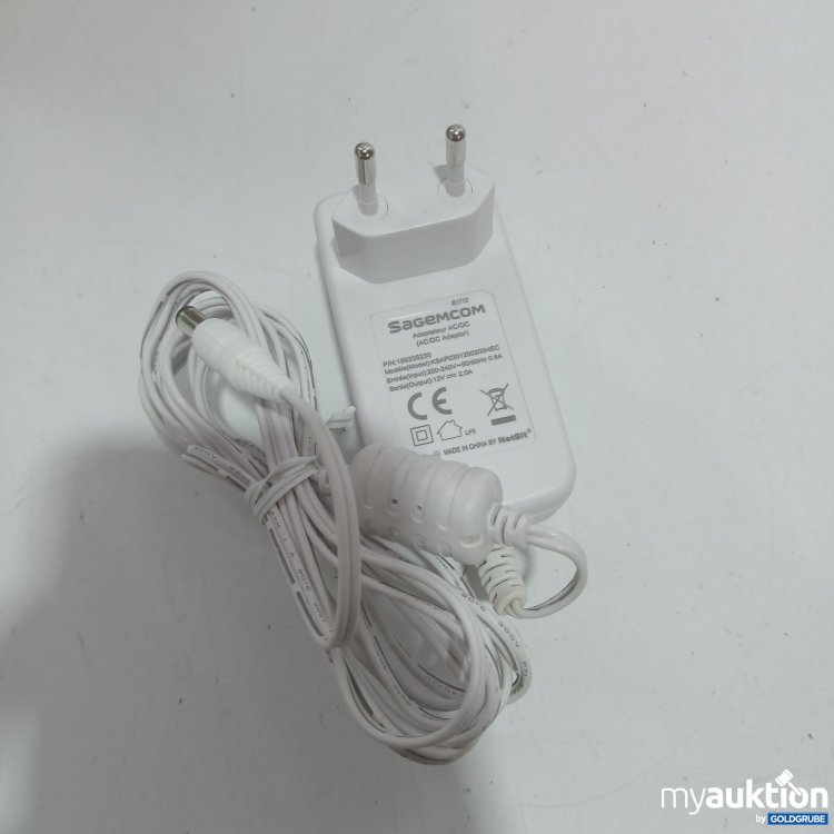 Artikel Nr. 911117 Artikel Nr. 911117: Sagemcom Adapter AC/DC B1712