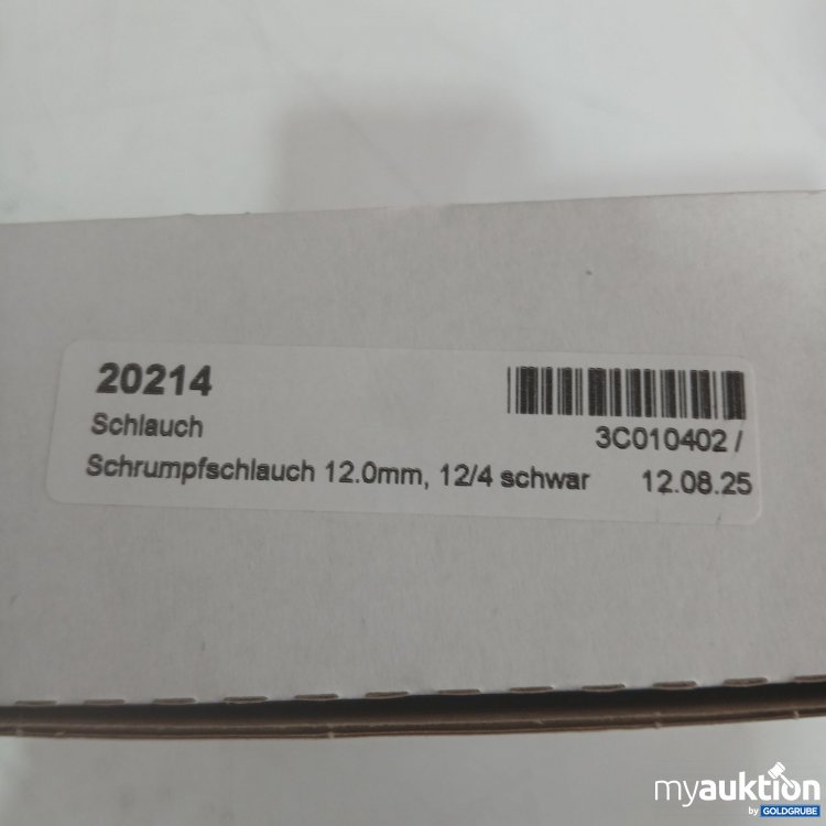 Artikel Nr. 992117: Schrumpfschlauch 20214 12,0mm schwarz