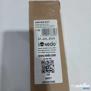 Auktion Nedo Teleskoplatte Al 5m mit Dosenlibelle und Hülle