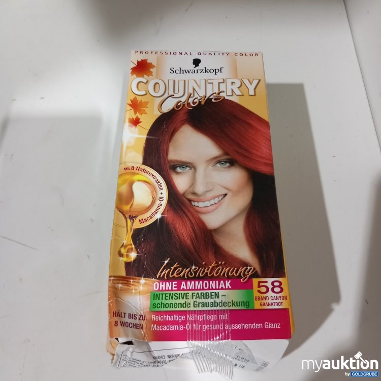 Artikel Nr. 470118 Artikel Nr. 470118: Schwarzkopf Country Colors Intensivtönung 58 rand Canyon Granatrot