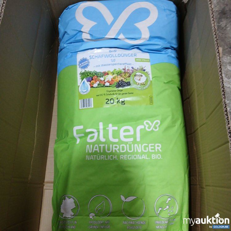 Artikel Nr. 479118: Falter Bio Schafwolldünger 20kg