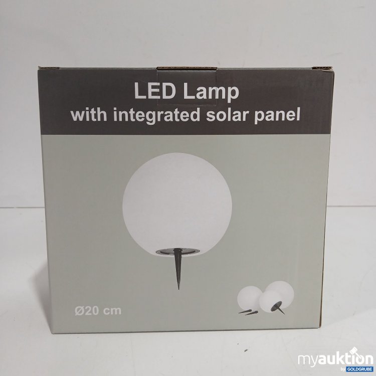 Artikel Nr. 524118 Artikel Nr. 524118: LED Lamp with intergrated Solar panel 20cm