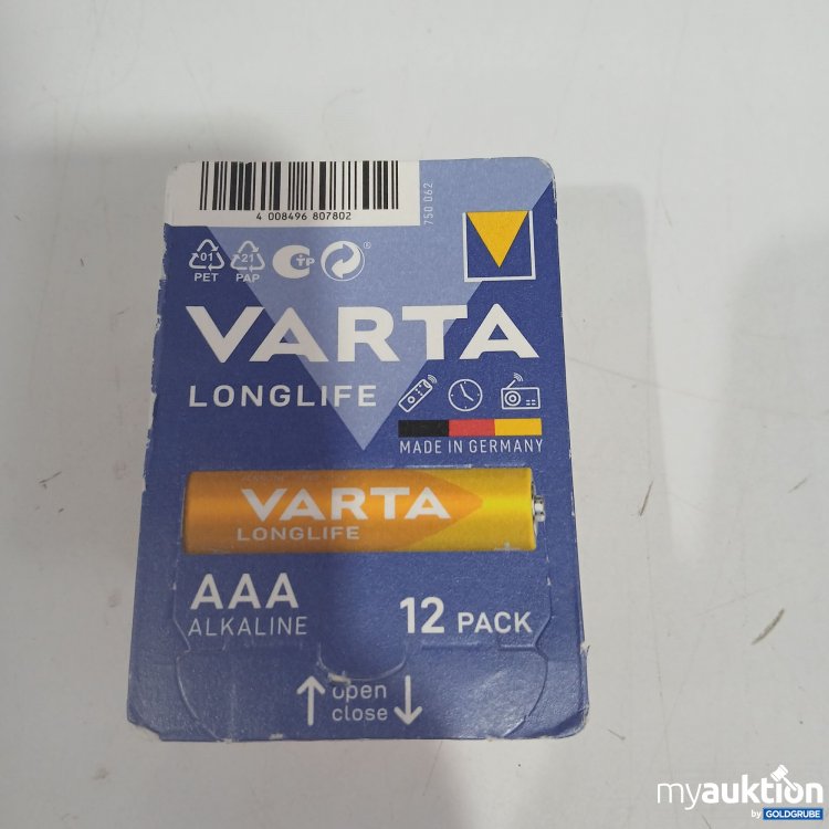 Artikel Nr. 844118 Artikel Nr. 844118: Varta Longlife Batterien AAA 12Pack
