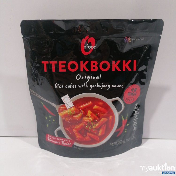 Artikel Nr. 916118 Artikel Nr. 916118: Tteokbokki Rice Cakes with gochujang sauce 260g