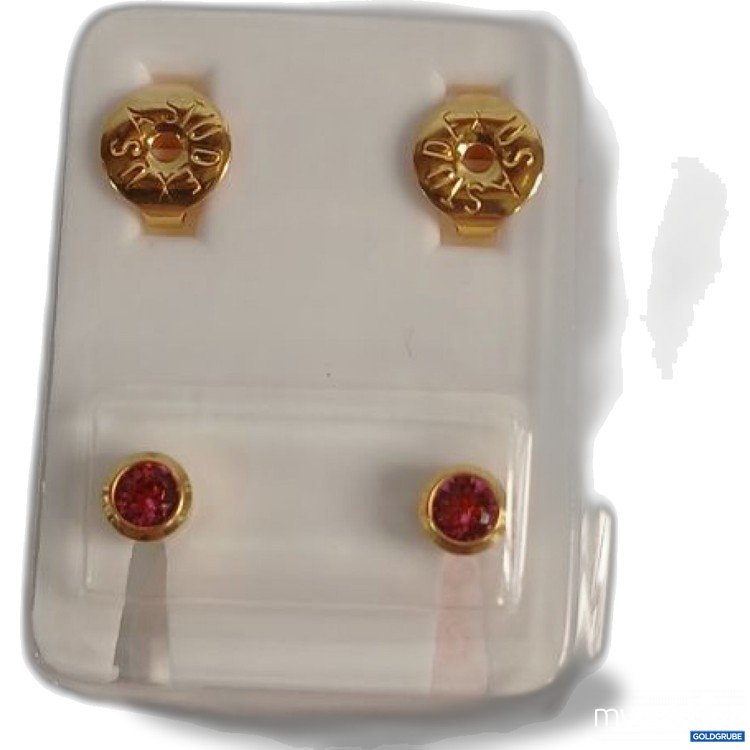 Artikel Nr. 920118 Artikel Nr. 920118: Erstohrstecker mit rotem Stein.