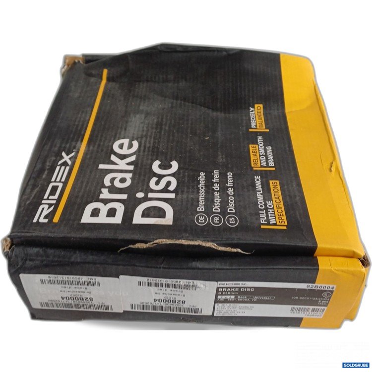Artikel Nr. 962118: Ridex Brake Disc ø256mm Front Audi, Seat, Skoda,VW 82B0004