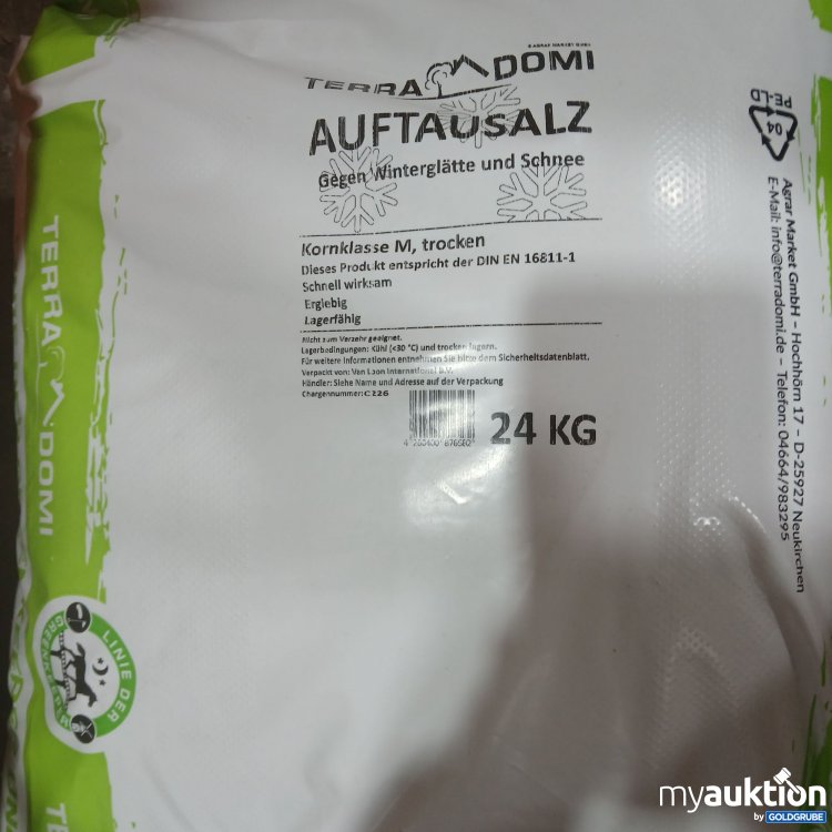 Artikel Nr. 968118: Terra Domi Auftausalz 24kg 