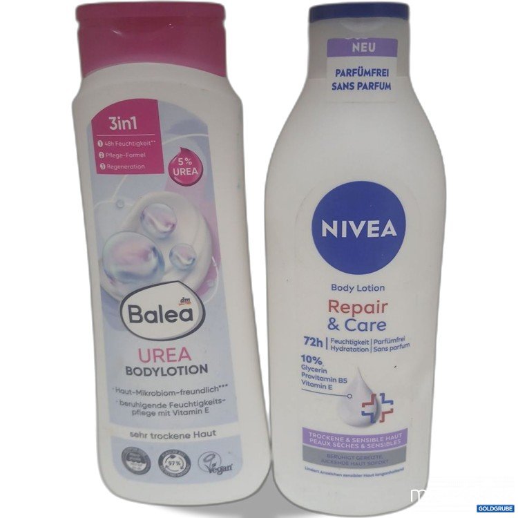 Artikel Nr. 982118: Balea Urea Bodylotion 3in1 
Nivea Bodylotion