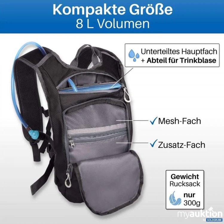 Artikel Nr. 362119: Fahrrad Trinkrucksack Trail 8 Liter